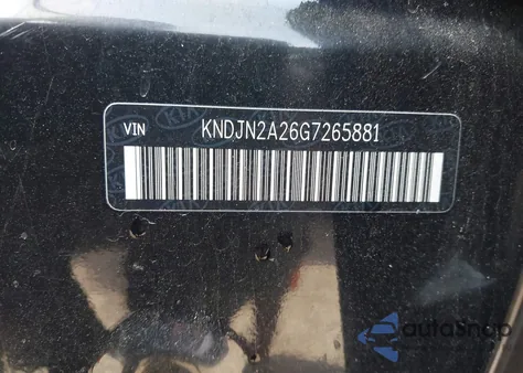 2016 Kia Soul из США, поврежденный, VIN KNDJN2A26G7265881